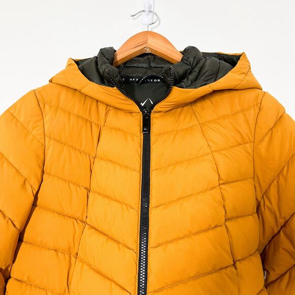 Women's Mustard Quilted Jacket - Picture 4 of 10